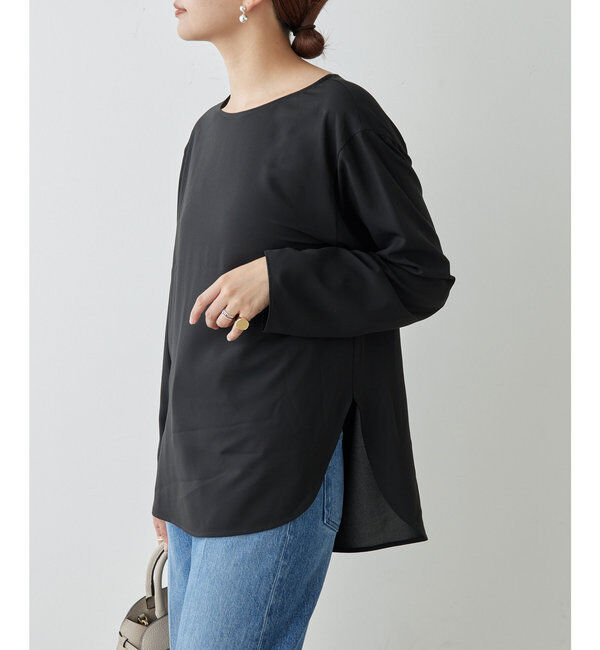  「ラウンドブラウスTee」|シャツ・ブラウス|