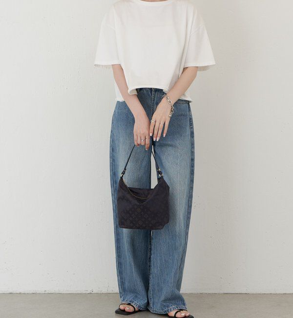  「ナイロンジャガードシンプルショルダーバッグ」|ショルダー・メッセンジャー|