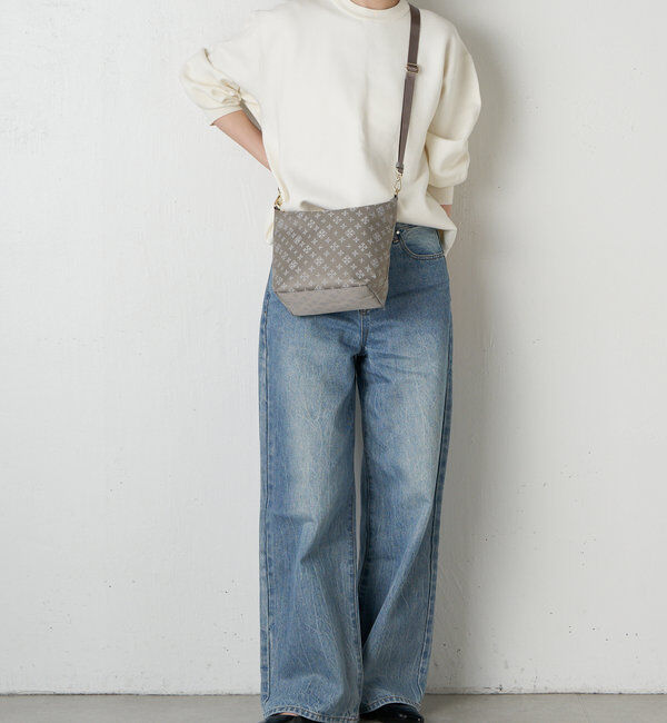  「ナイロンジャガードシンプルショルダーバッグ」|ショルダー・メッセンジャー|