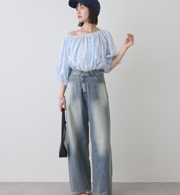  「カットオフオーバーダイデニム」|デニム|