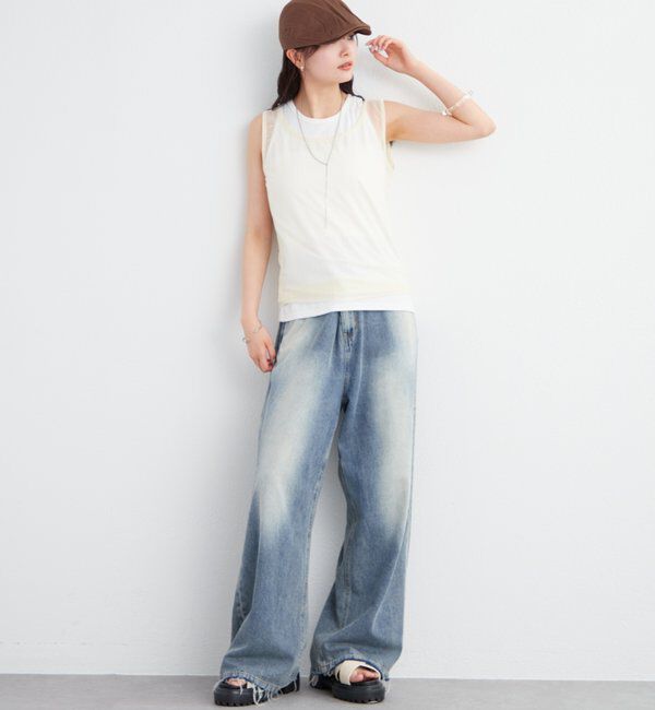  「カットオフオーバーダイデニム」|デニム|