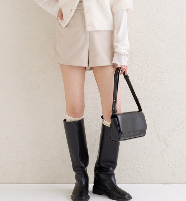  「フェイクスウェードショートパンツ」|チノ|