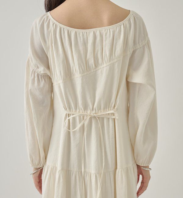  「ドロストティアードワンピース	」|ワンピース|