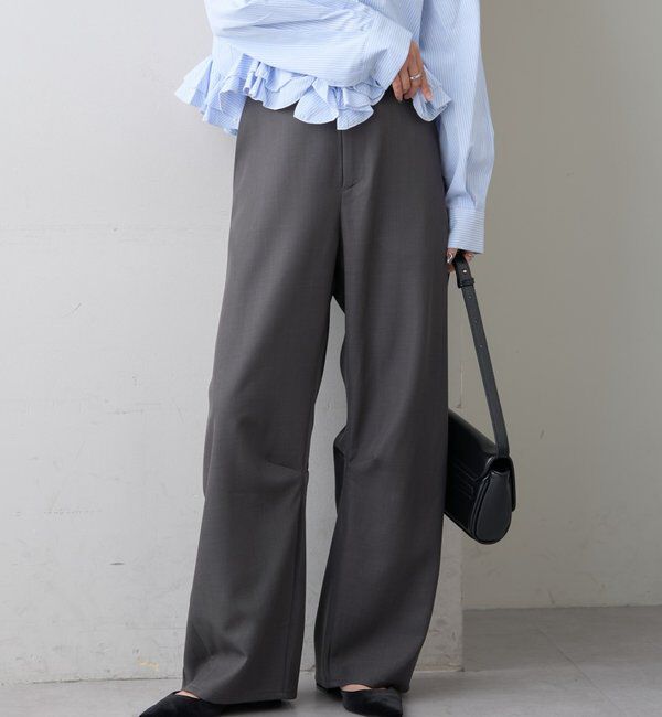  「26SSカーブスラックス」|チノ|チャコールグレー