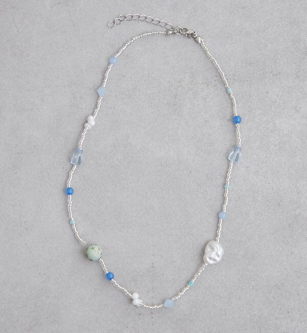  「パールチャームネックレス」|リング|