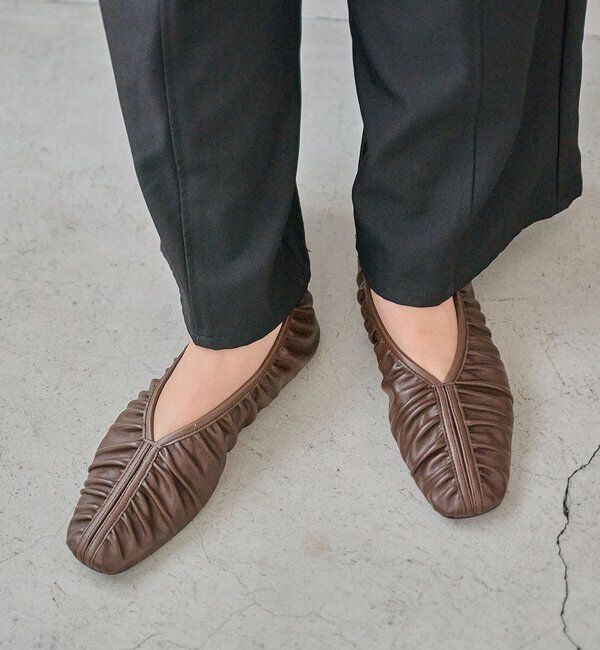  「ギャザーソフトフラットシューズ」|その他|