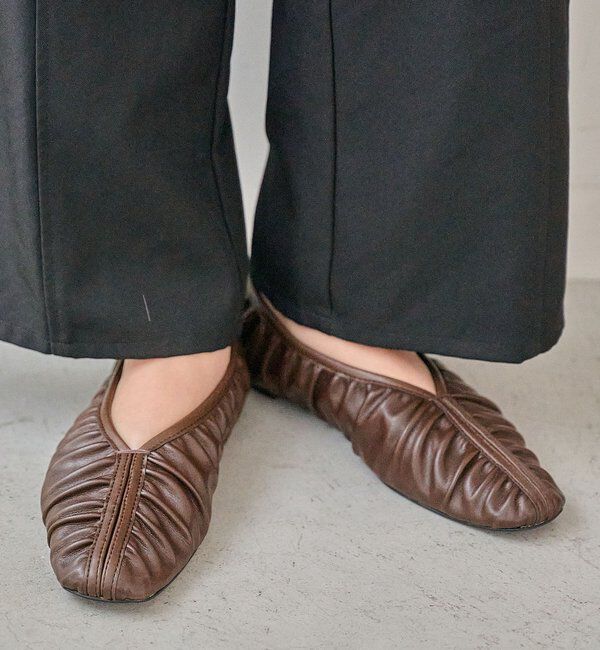  「ギャザーソフトフラットシューズ」|その他|