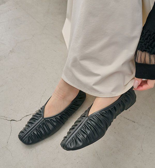  「ギャザーソフトフラットシューズ」|その他|