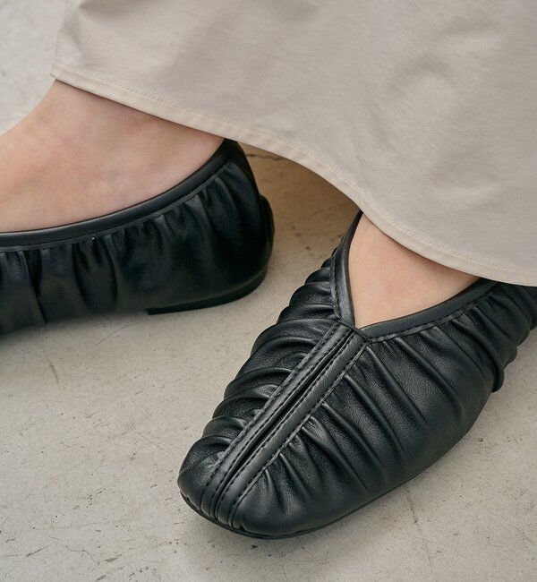  「ギャザーソフトフラットシューズ」|その他|