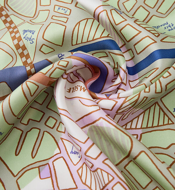 collex「【manipuri/マニプリ】コラージュサムウエア88　シルクスカーフ」|バンダナ・スカーフ|