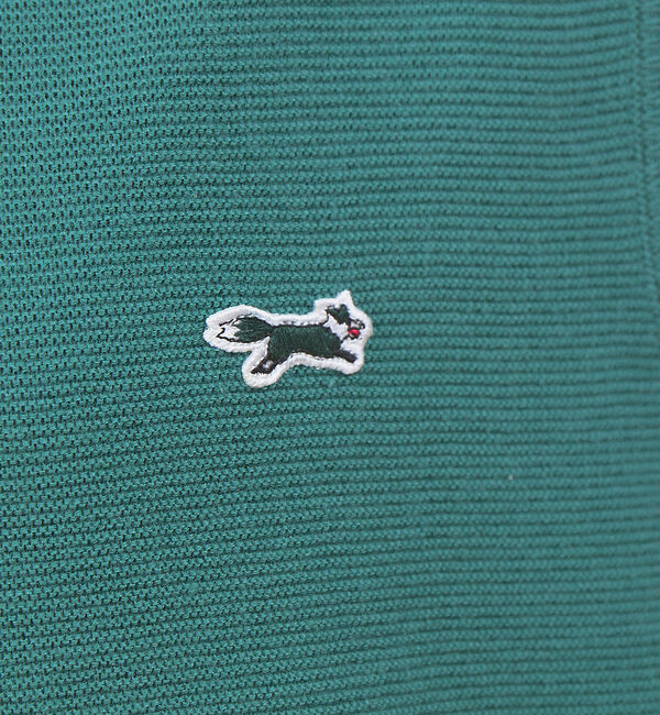 ABAHOUSE「PENNEYS /ペニーズ FOXワンポイントワッペン / Uネックベスト」|ニット・セーター|