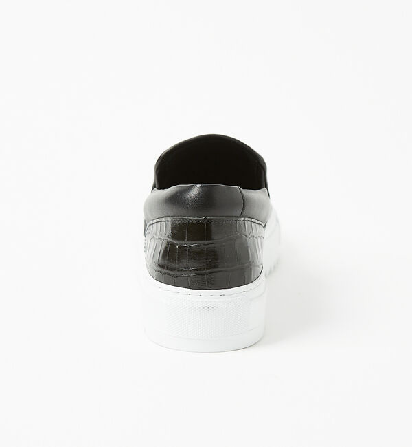alfredoBANNISTER「【Margome sole】シャークソール クロコダイル柄 レザー スニーカー」|スニーカー|