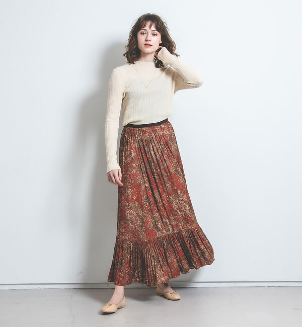 Rouge vif「変形リブプルオーバー」|ニット・セーター|