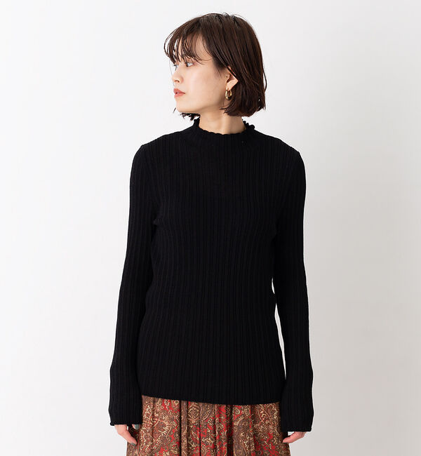 Rouge vif「変形リブプルオーバー」|ニット・セーター|