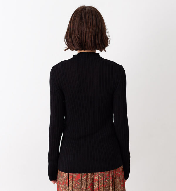 Rouge vif「変形リブプルオーバー」|ニット・セーター|