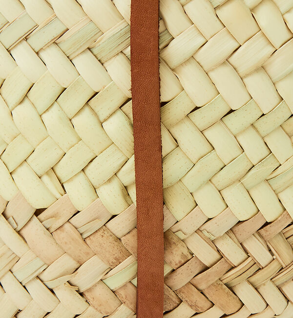 Rouge vif「KECH Les ESSENTIELS ショルダーバスケット」|かごバッグ|