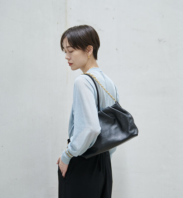 Rouge vif「コットンナイロンシアークルーネックプルオーバー」|ニット・セーター|