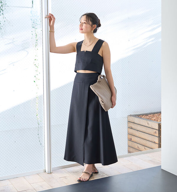 Rouge vif「【セットアップ対応】ビスチェリボンブラウス」|シャツ・ブラウス|