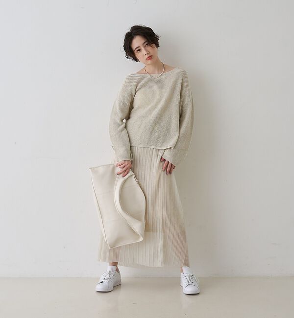 Rouge vif「【一部店舗限定】ラメシアープリーツスカート」|スカート|