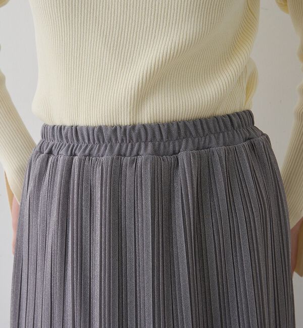 Rouge vif「【一部店舗限定】ラメシアープリーツスカート」|スカート|