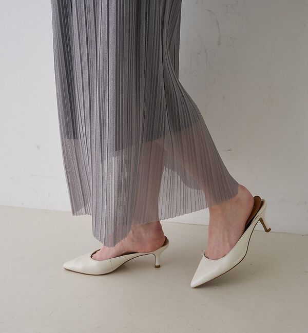 Rouge vif「【一部店舗限定】ラメシアープリーツスカート」|スカート|