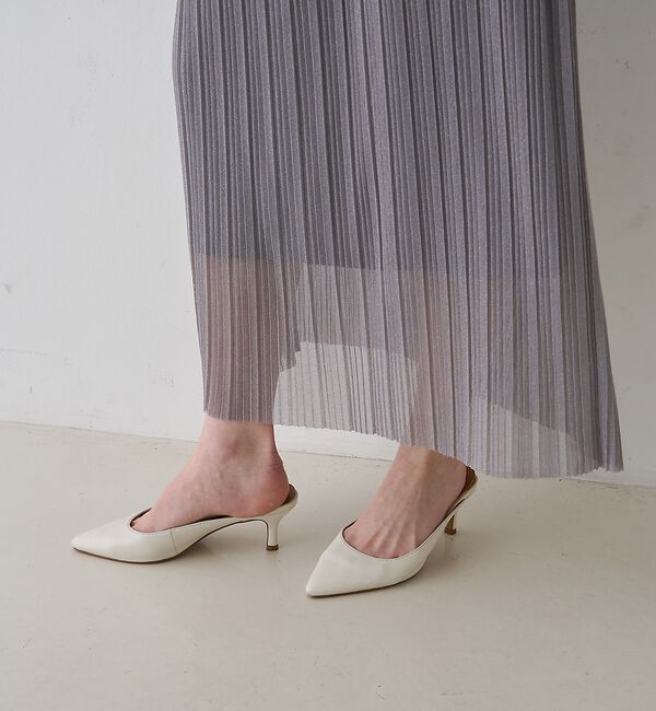 Rouge vif「【一部店舗限定】ラメシアープリーツスカート」|スカート|