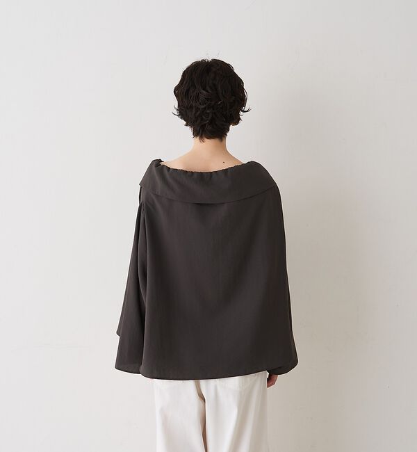 Rouge vif「オーバーカラー変形テントラインブラウス【予約】」|シャツ・ブラウス|