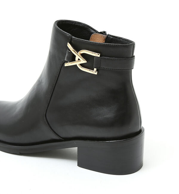 AU BANNISTER「【アイコニックシリーズ】ローヒールブーツ」|ショートブーツ|