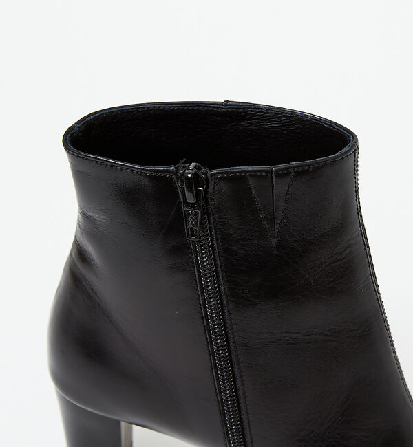 AU BANNISTER「【最高ブーツ/ 6.5cmヒール】ラウンドトゥブーツ」|ショートブーツ|