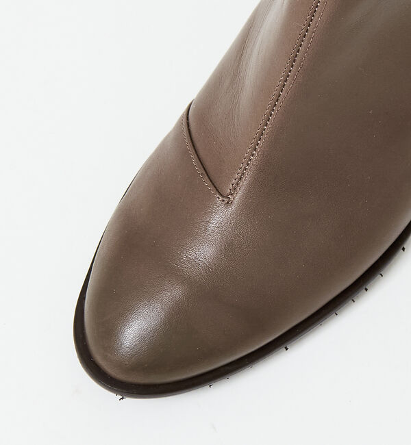 AU BANNISTER「【最高ブーツ/ 6.5cmヒール】ラウンドトゥブーツ」|ショートブーツ|