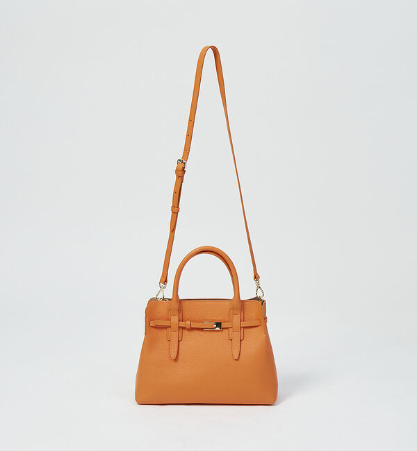 LOWELL things「Belte/レザーベルテッド2WAYトート」|ショルダー・メッセンジャー|