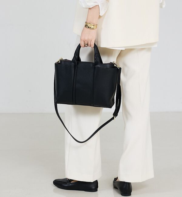 LOWELL things「Ordi/ダブルポケット2WAYトート」|ショルダー・メッセンジャー|