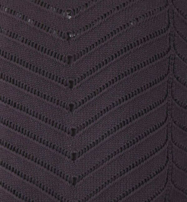 abahouse mavie「透かし編ベスト」|ベスト・ジレ|