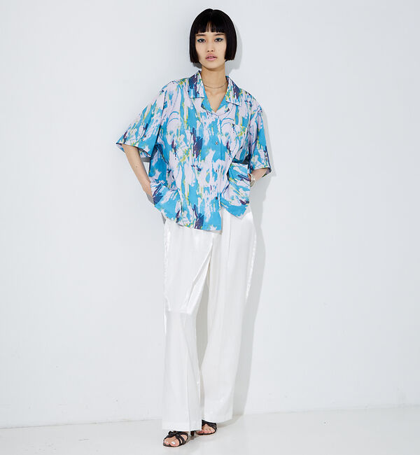 NOMINE「サテンパンツ」|スラックス|