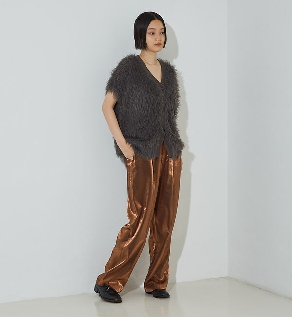 NOMINE「サテンパンツ」|スラックス|