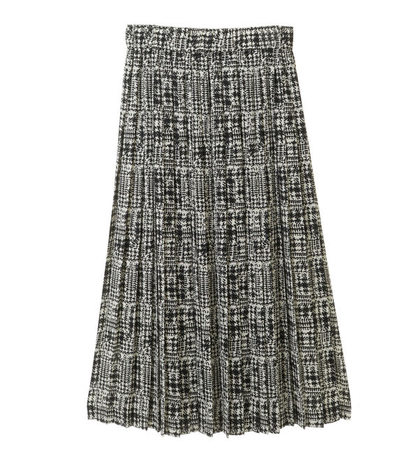 TIARA「グレンチェックプリントプリーツスカート」|スカート|