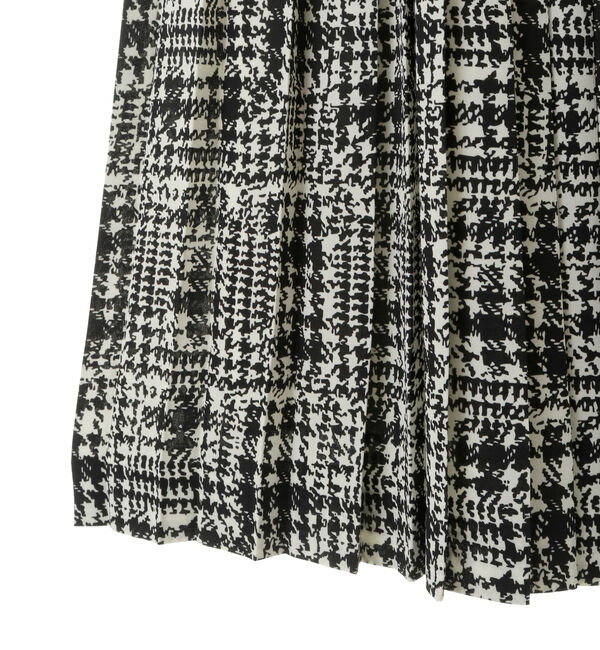 TIARA「グレンチェックプリントプリーツスカート」|スカート|