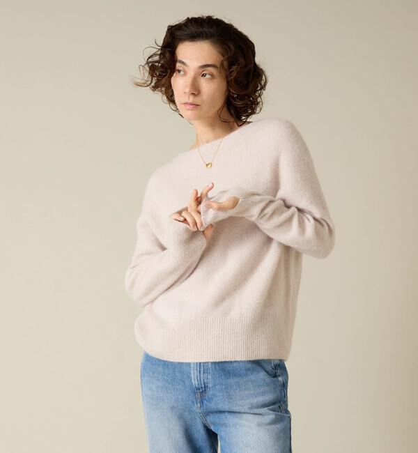 Liesse「フォックスウールボートネックニット」|ニット・セーター|