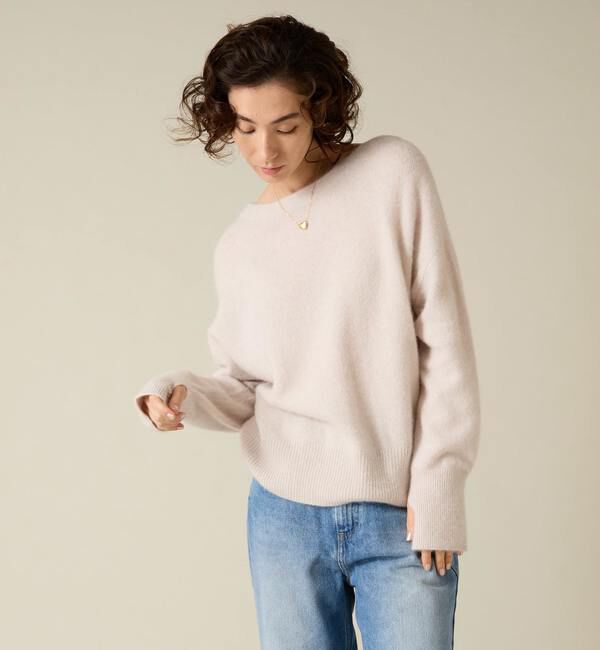 Liesse「フォックスウールボートネックニット」|ニット・セーター|