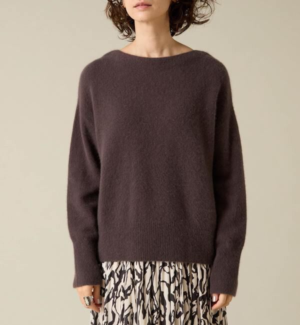 Liesse「フォックスウールボートネックニット」|ニット・セーター|