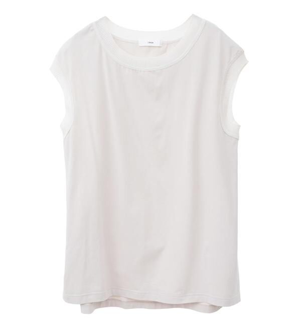 Liesse「ニット&times;カットソーコンビトップス」|ニット・セーター|