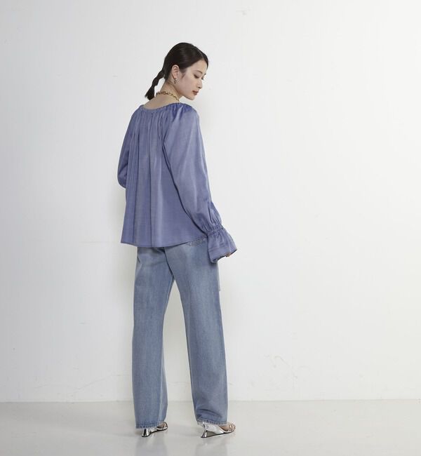 Soffitto「前スリット加工デニムパンツ」|デニム|