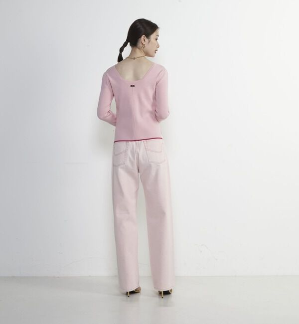 Soffitto「前スリット加工デニムパンツ」|デニム|