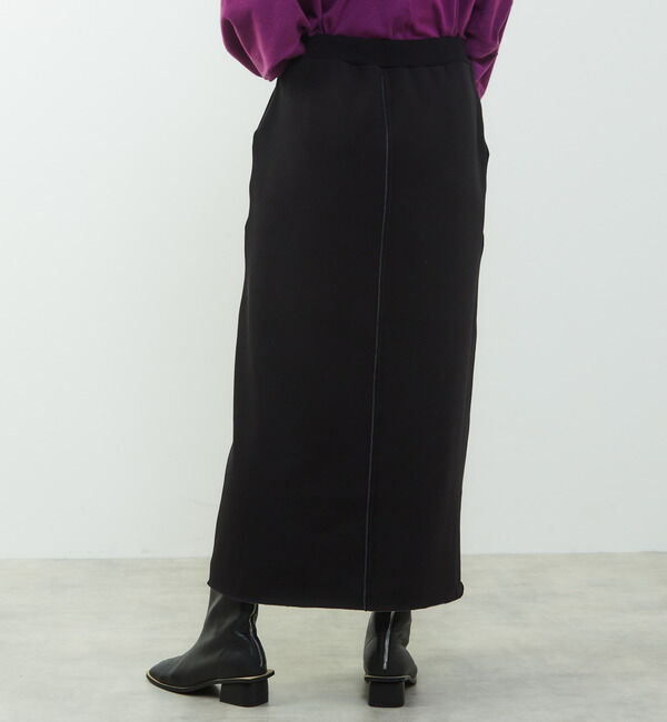 Soffitto「【nota della mano sinistra（ノータ デラ マノ シニストラ）】ポケット付スリットロングスカート」|スカート|