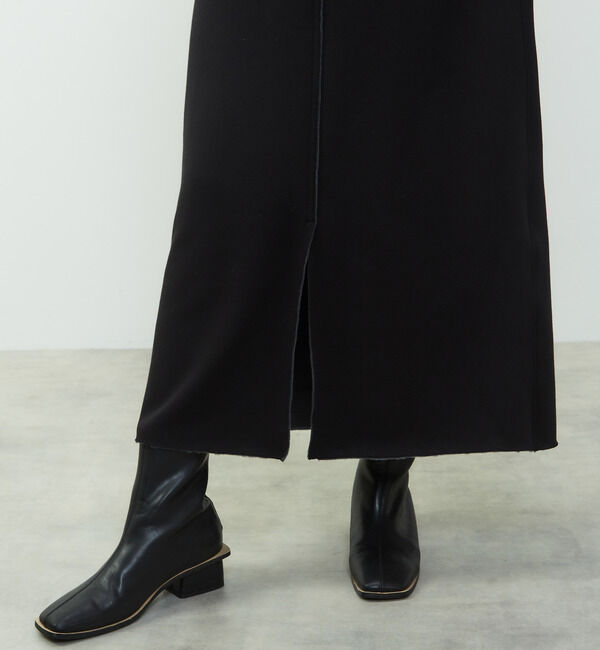 Soffitto「【nota della mano sinistra（ノータ デラ マノ シニストラ）】ポケット付スリットロングスカート」|スカート|
