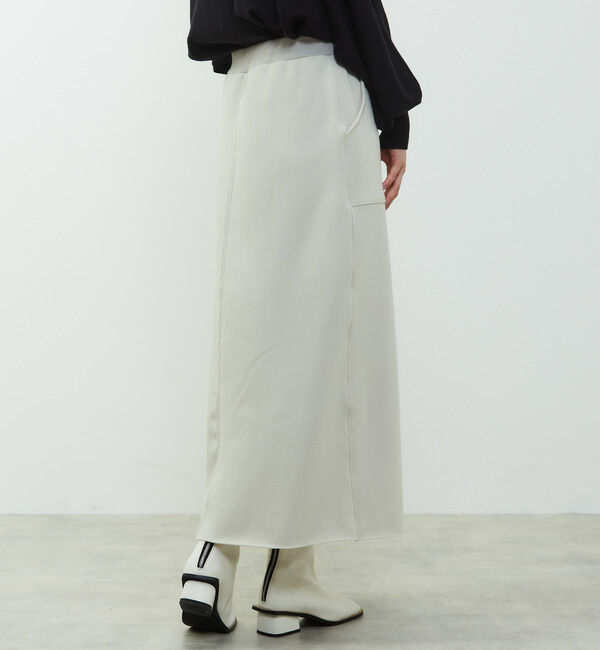 Soffitto「【nota della mano sinistra（ノータ デラ マノ シニストラ）】ポケット付スリットロングスカート」|スカート|