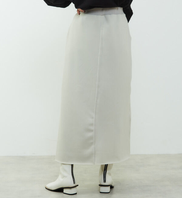 Soffitto「【nota della mano sinistra（ノータ デラ マノ シニストラ）】ポケット付スリットロングスカート」|スカート|
