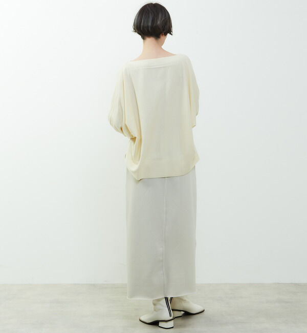 Soffitto「【nota della mano sinistra（ノータ デラ マノ シニストラ）】ポケット付スリットロングスカート」|スカート|