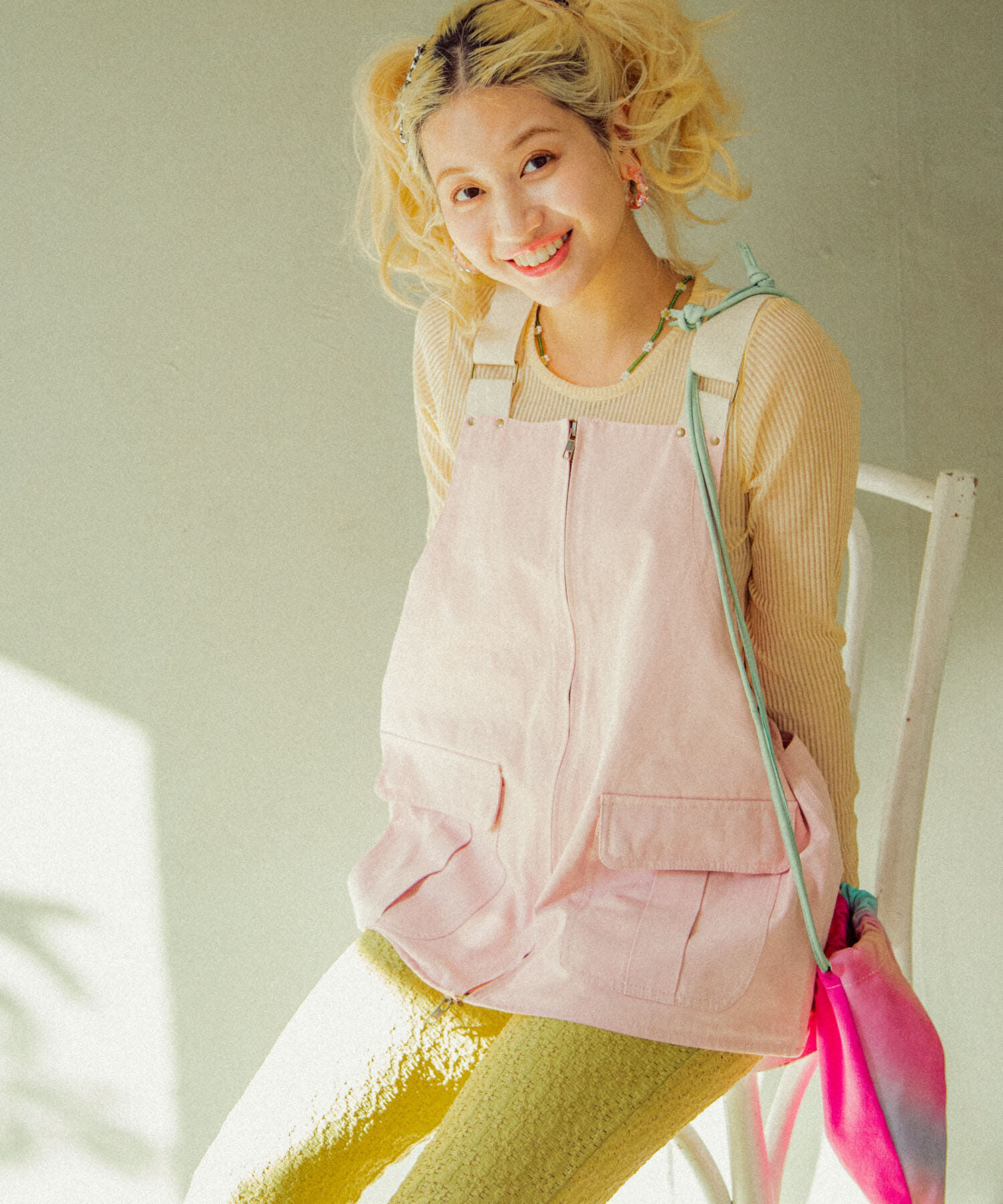 Sonny Label 「Ayakawasakiコラボ2WAYベスト」|ベスト・ジレ|ピンク