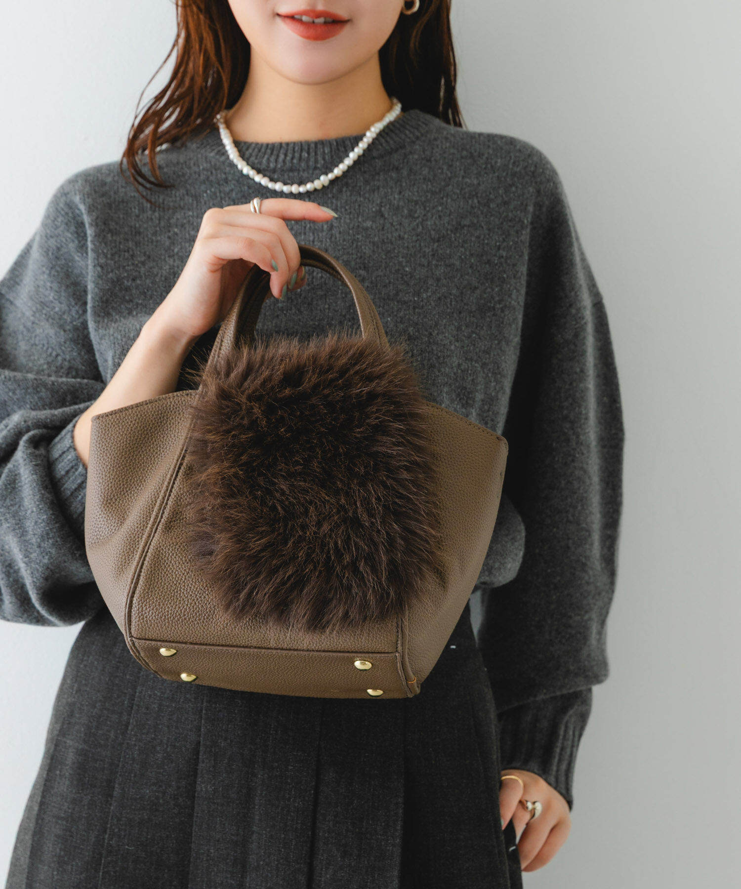 RODE SKO「フラッフィーフラップハンドバッグ」|ハンドバッグ|